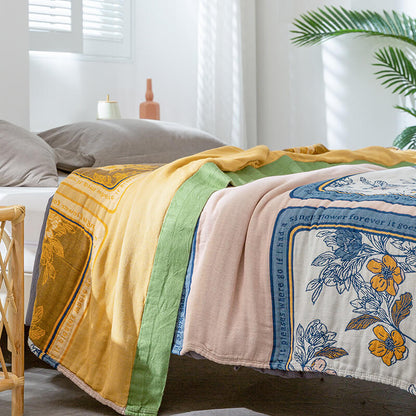 Trapunta estiva reversibile in cotone Ownkoti, coperta leggera