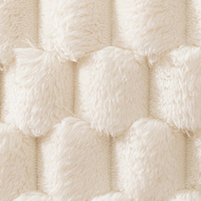 Federa decorativa soffice in velluto con fiocco di neve jacquard