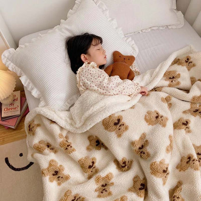 Coperta reversibile Ownkoti con simpatico orsetto